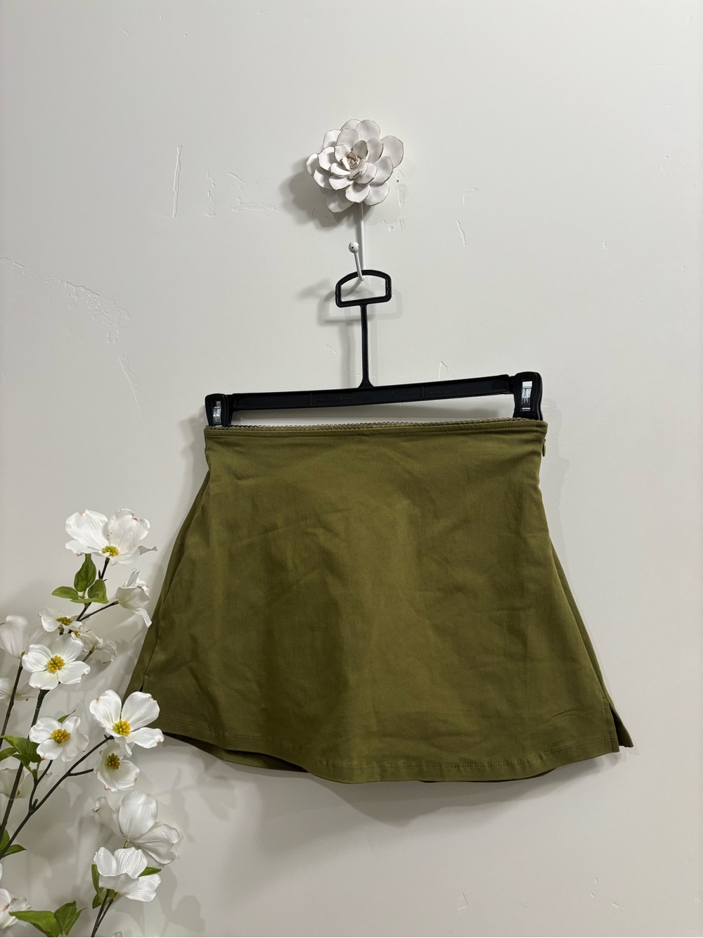 Women’s Olive Green Skirt with Shorts